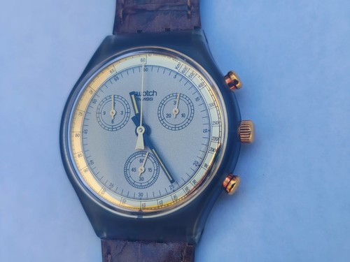 Swatch chrono goldfinger - swatch,