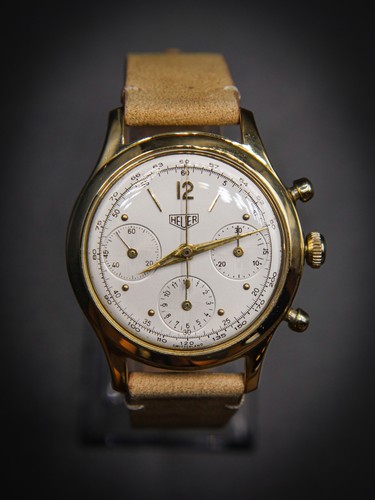 Cronografo heuer pre - cronografo, pre-carrera
