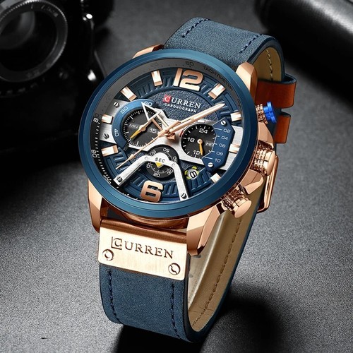 Orologio uomo pelle lusso - orologio, in