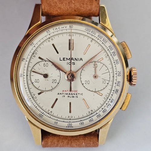 Lemania 105 cronografo carica - lemania,