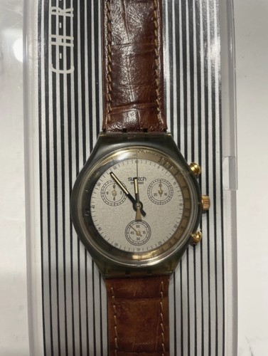 Swatch chrono goldfinger - swatch, "goldfinger"